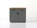 Credenza-MDF-legno-120x40x85 cm-Grigio-stile moderno