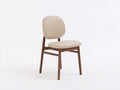 Sedia da pranzo - Pelle sintetica-Legno - 73x64x82 cm - Marrone - Design moderno
