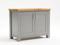 Credenza-MDF-legno-150x45x90 cm-Grigio-stile moderno rustico